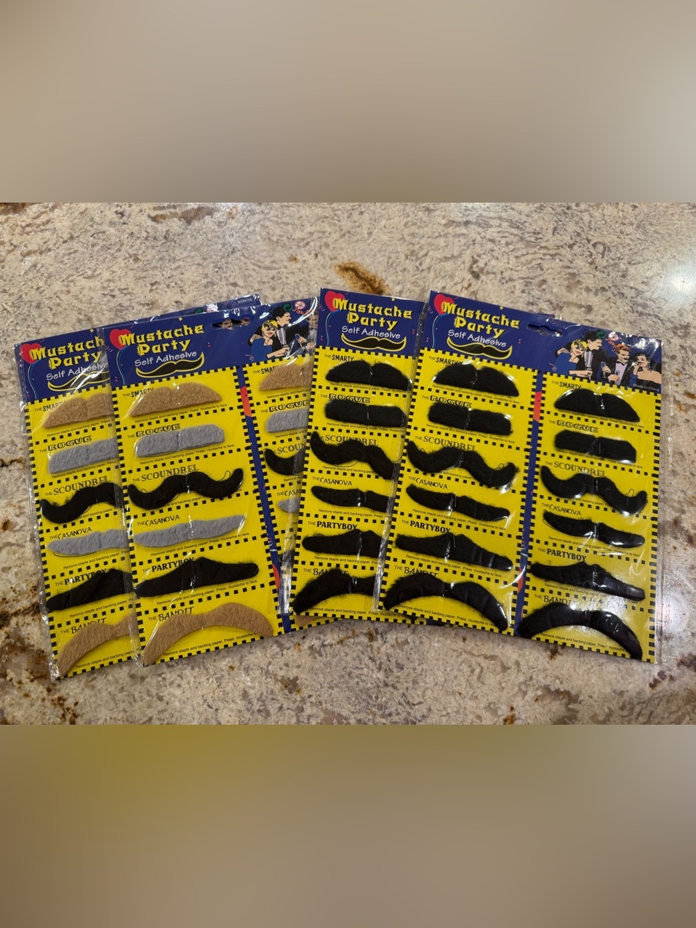 Self Adhesive Party Mustache Pack BUNDLE